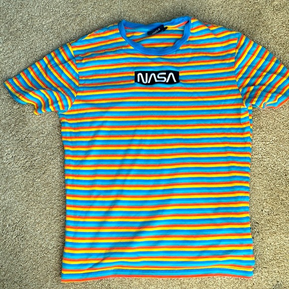 Nasa Muli Colored Striped Shirt - Picture 1 of 2
